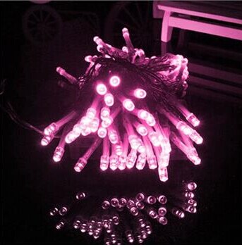 100pcs 5M 50LED AA Battery operated clear Fairy string Light lamp 2 modes Xmas Christmas Wedding Garland Garden Party Home party