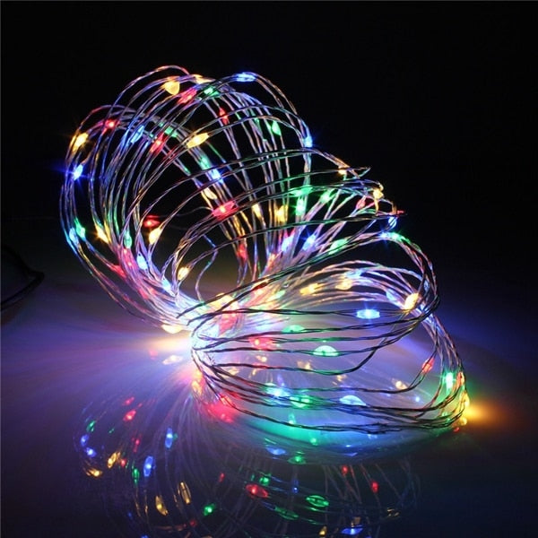 wholesale 20pcs 5M 10M 3AA Battery Waterproof LED String Lights Copper Wire Fairy Lights For Holiday Party Decoration Lights