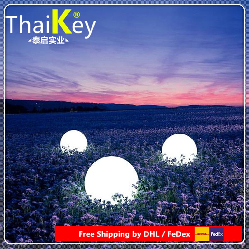 Waterproof LED Ball Lamp RGB Holiday Lighting Outdoor Home Wedding Garden Lawn