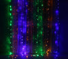 6x1.5m LED Icicle Curtain Lights Led STRING Fairy Christmas Holiday Lights Outdoor/Indoor Garlands Wedding Mall Plaza Decoration
