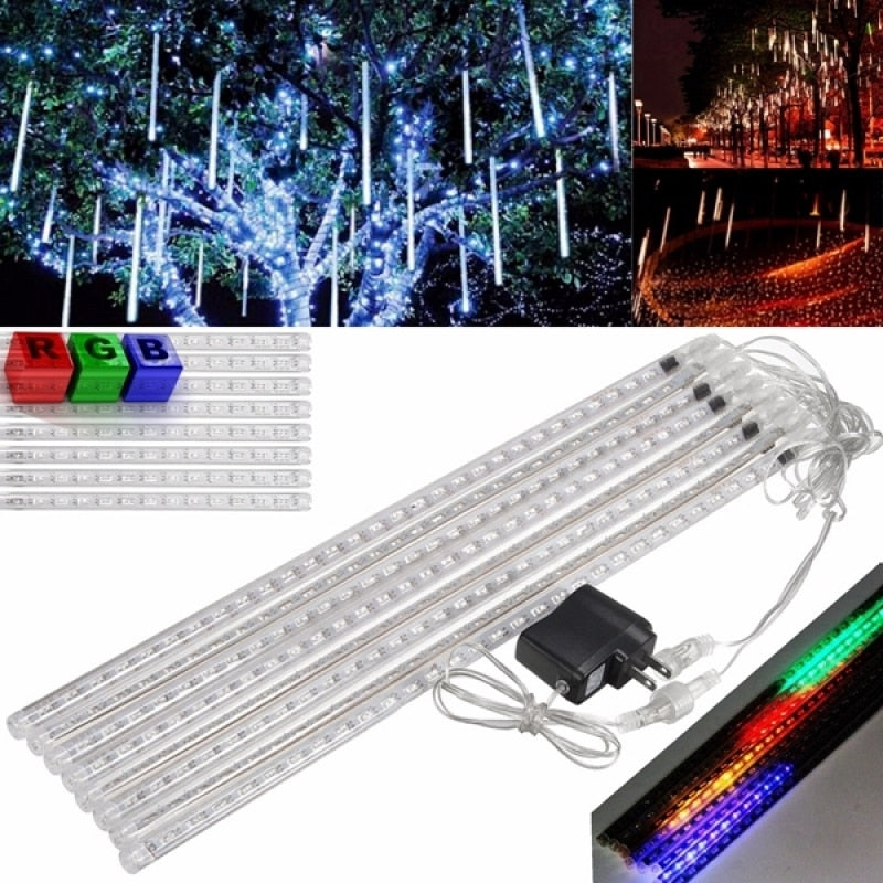 5sets/lot Christmas Holiday Light 50CM LED Meteor Shower Rain Tube Lights Set RGB Colorful Light(85-265v)