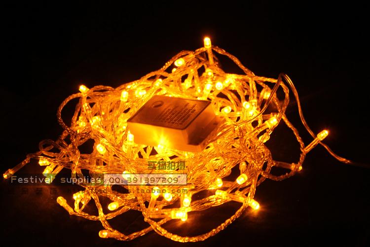 Led string of lights holiday lights 100 meters lantern lamp flasher lamp decoration christmas lights lamp