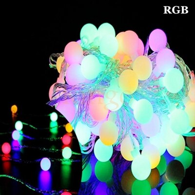 50M 400 led Ball string light outdoor Globe Fairy light waterproof wedding Party Garden christamas Xmas decoration Garland lamp