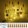 HOOLILO Wine Bottle Lights with Cork 12 Pack Battery Operated LED Cork Shape for DIY, Party, Decor, Christmas, Halloween,Wedding