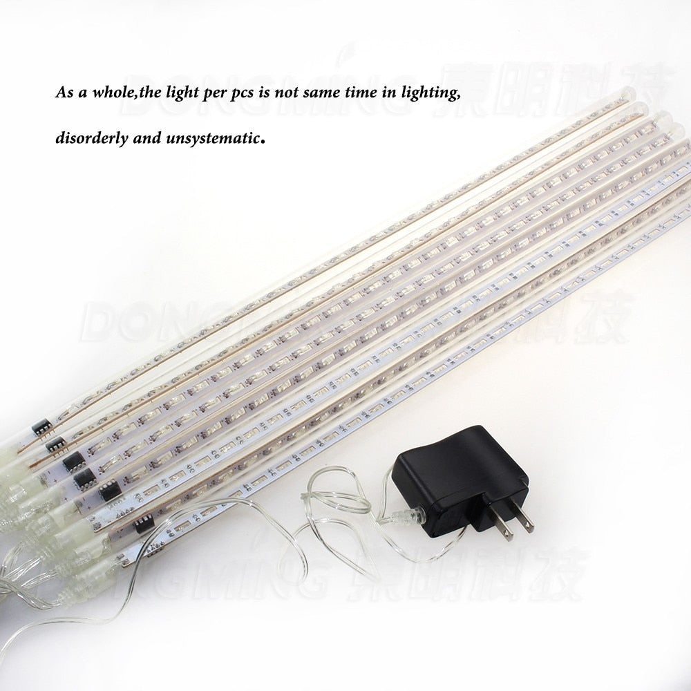 35set 8pcs/set  50 cm Meteor Shower Rain Tubes LED Light for Party Wedding Decoration christmas Holiday LED Meteor Light