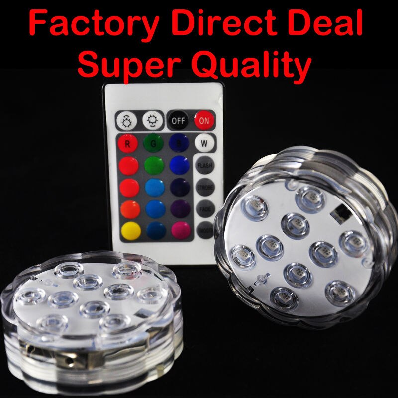 50Pcs/lot  Waterproof LED Battery Electric Light Base Display For Nargile Shisha,Hookah