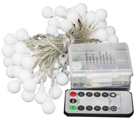5M Rattan Ball LED String Light Warm White RGB Fairy Light Light For Party