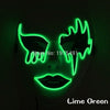 Newest DC3V Fashionable Gender Reveal Supplies Neon Led Light Bloody Face Bulksale Holiday Lighting EL Rope Carnival Scary Mask