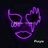 Newest DC3V Fashionable Gender Reveal Supplies Neon Led Light Bloody Face Bulksale Holiday Lighting EL Rope Carnival Scary Mask