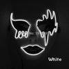 Newest DC3V Fashionable Gender Reveal Supplies Neon Led Light Bloody Face Bulksale Holiday Lighting EL Rope Carnival Scary Mask