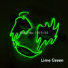 Stage Lamp 3V Voice Control 50pcs Led Light Up Scar Face Creative Illuminate Neon EL Cable Easter Party Mask as Holiday Lighting