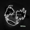 Stage Lamp 3V Voice Control 50pcs Led Light Up Scar Face Creative Illuminate Neon EL Cable Easter Party Mask as Holiday Lighting
