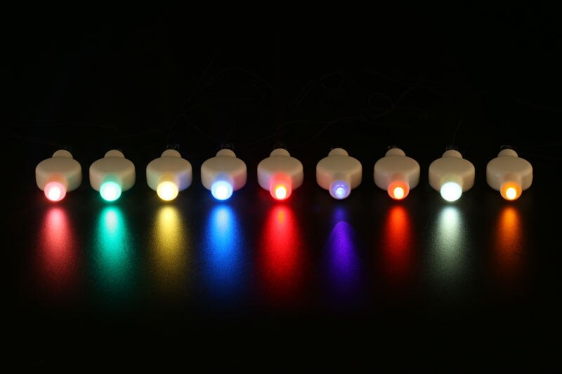 50pcs/lot Xmas Decoration Supplies LED Light For Paper Lantern Super Bright Lamp Glow Outdoor Lighting