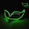 Luxury Diy Popular Luminous Led String Zorro Mask Holiday Lighting Fantastic Cold Light Costume Mask Cocktail Party Decoration