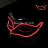 Luxury Diy Popular Luminous Led String Zorro Mask Holiday Lighting Fantastic Cold Light Costume Mask Cocktail Party Decoration