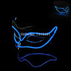 Luxury Diy Popular Luminous Led String Zorro Mask Holiday Lighting Fantastic Cold Light Costume Mask Cocktail Party Decoration