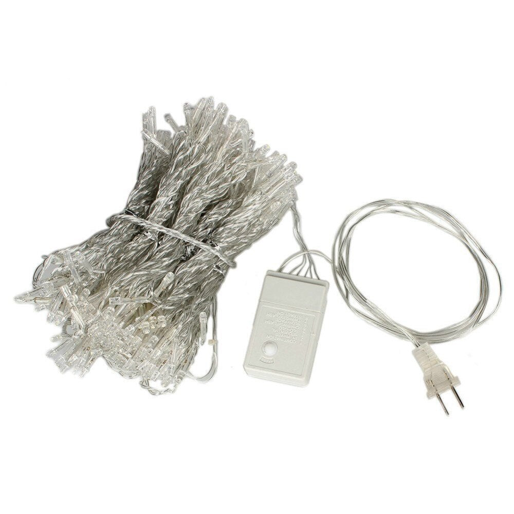LED Curtain string 6M*3M 600leds 7Colors Christmas Curtain Lights AC220 for holiday party lights LED Light Curtain