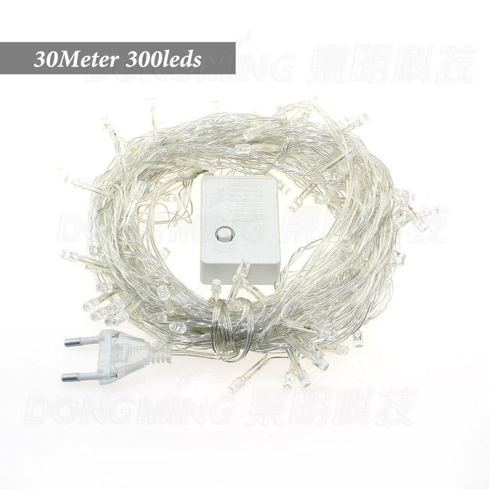 2016 New 30M 300 LED String Lights Wedding Lights LED Christmas Lights waterproof 220V/110V  Decoration Light