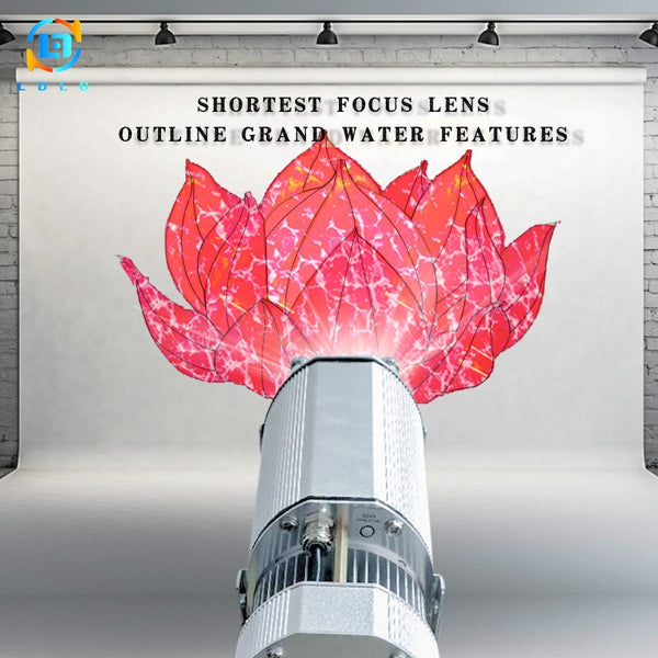 Advertising Lights Silver 80W Water Wave Effect LED Projector Outdoor Waterproof 10000lm Custom Water Wave Image Projector Light