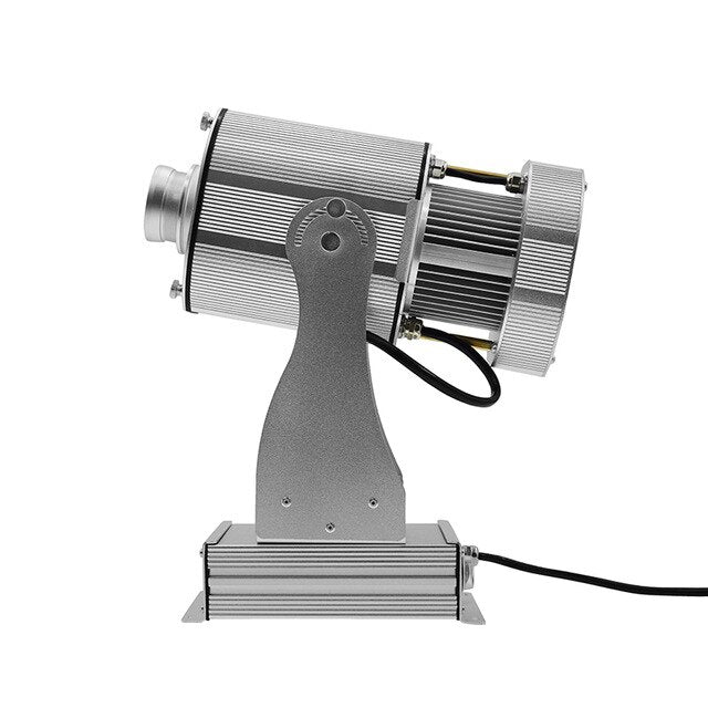 Rustproof Aluminum Alloy Silver Large Image Rotary Christmas 80W LED Gobo Projector 10000lm Festival Image Projector Night Light
