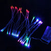 100pcs 5M 50LED AA Battery operated clear Fairy string Light lamp 2 modes Xmas Christmas Wedding Garland Garden Party Home party