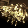 100pcs 5M 50LED AA Battery operated clear Fairy string Light lamp 2 modes Xmas Christmas Wedding Garland Garden Party Home party