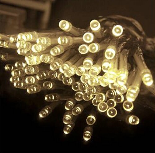 100pcs 5M 50LED AA Battery operated clear Fairy string Light lamp 2 modes Xmas Christmas Wedding Garland Garden Party Home party