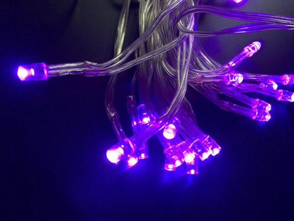 100pcs 5M 50LED AA Battery operated clear Fairy string Light lamp 2 modes Xmas Christmas Wedding Garland Garden Party Home party
