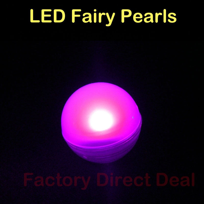 180Pcs/lot White LED Berries Lights Romantic Wedding Party Decorations Venue Party Function Fairy Pearls Balloons Decor Supplies