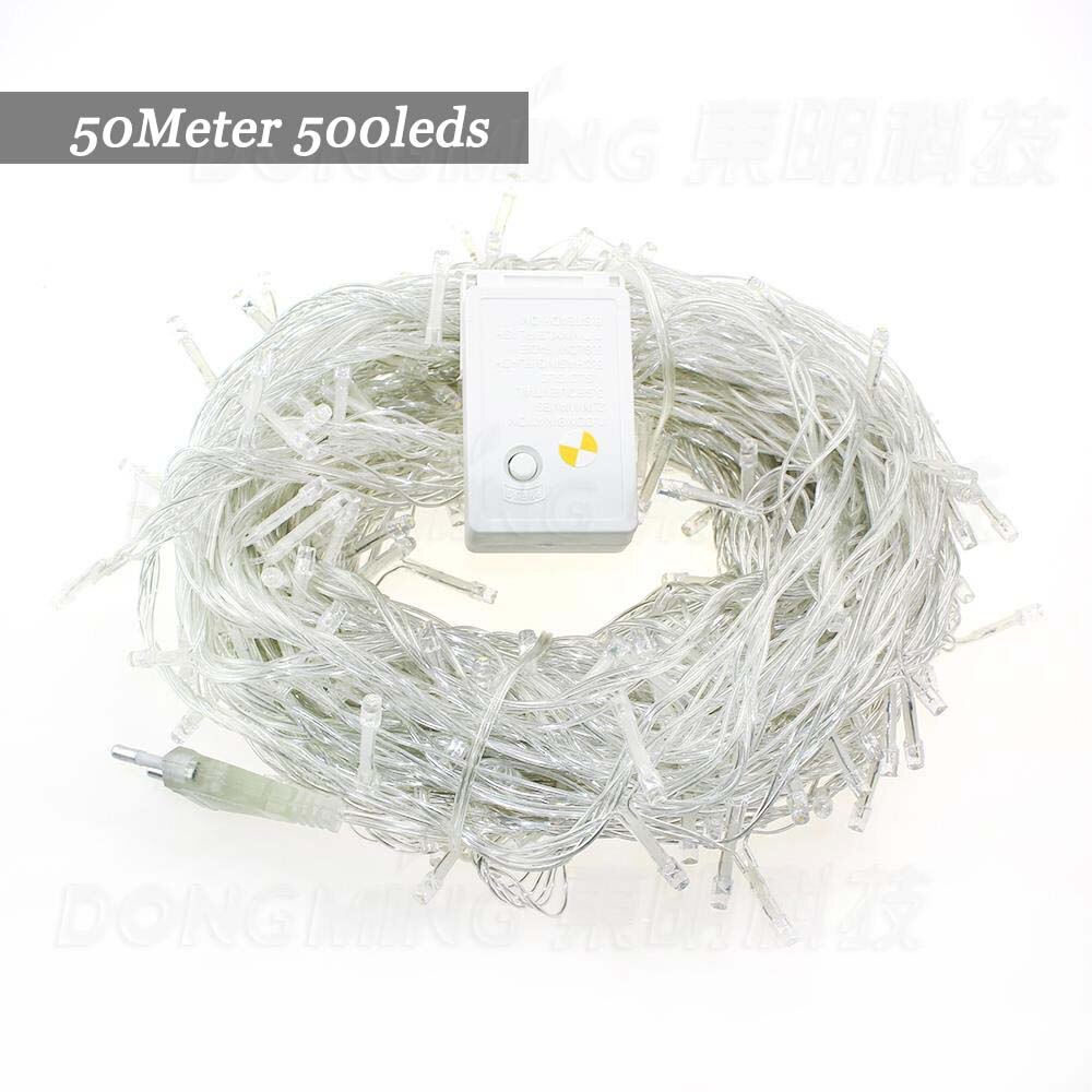 Multicolour led string light christmas lights AC220v/110V 50M 500LED for Christmas Party Wedding full Colors