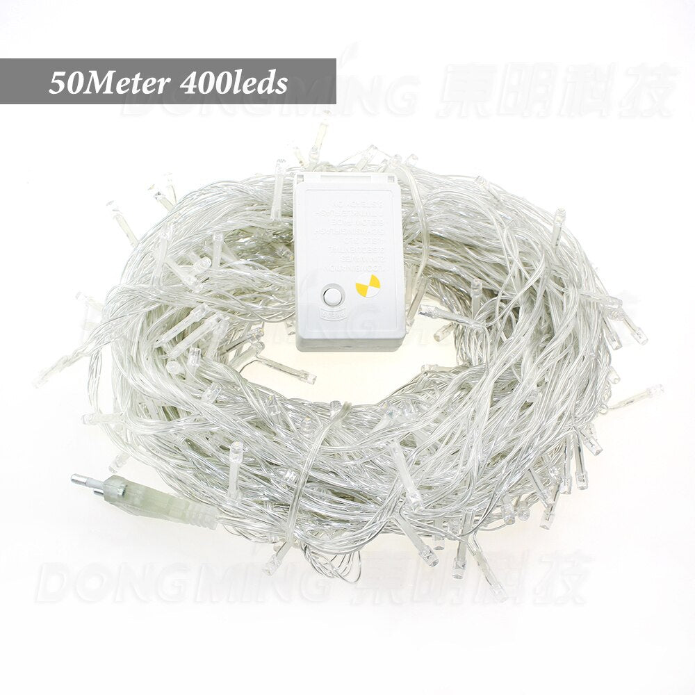 AC110V/220V 50M 500LEDS wedding decoration LED christmas light string fairy lights Twinkle lighting holiday party lights