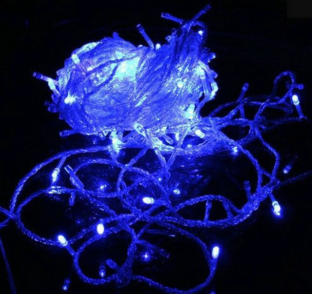 20pcs 20M 200LED Christmas Fairy String Light w/linkable fe&male connector-warm WHITE/red/yellow/blue/white/pink/purple/Colorful