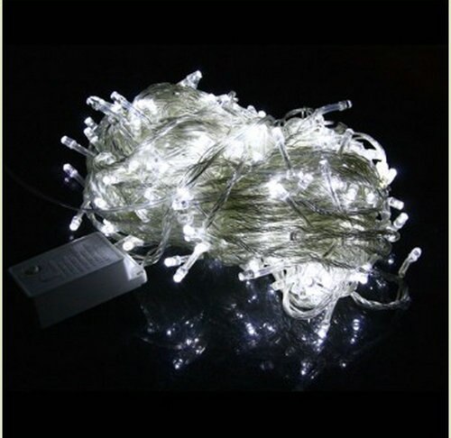 20pcs 20M 200LED Christmas Fairy String Light w/linkable fe&male connector-warm WHITE/red/yellow/blue/white/pink/purple/Colorful