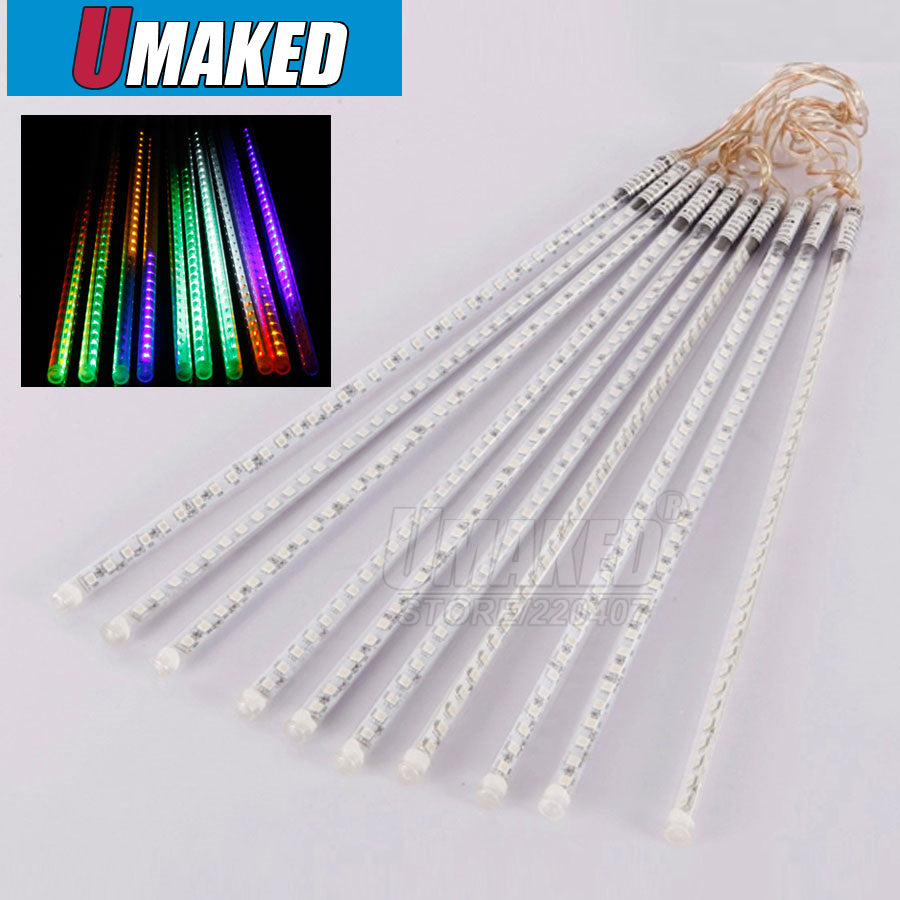 10tubes/set 50cm SMD3528 60leds/tube LED snow fall,LED christmas light, waterproof raining tube, led meteor tube