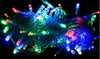 20pcs/lot 10M 100LED Fairy String Light Christmas EU 220V  male&female Linkable connector 9 color optional Xmas-static,no flash