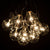 100 Foot G50 Patio Globe String Lights with 2 Inch Clear Bulbs for Outdoor String Lighting (Black Wire)