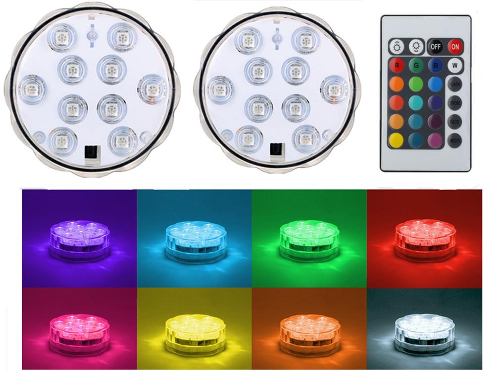 50pcs submersible LED candle waterproof wedding centerpieces party decoration electronic candle lantern hookah base light