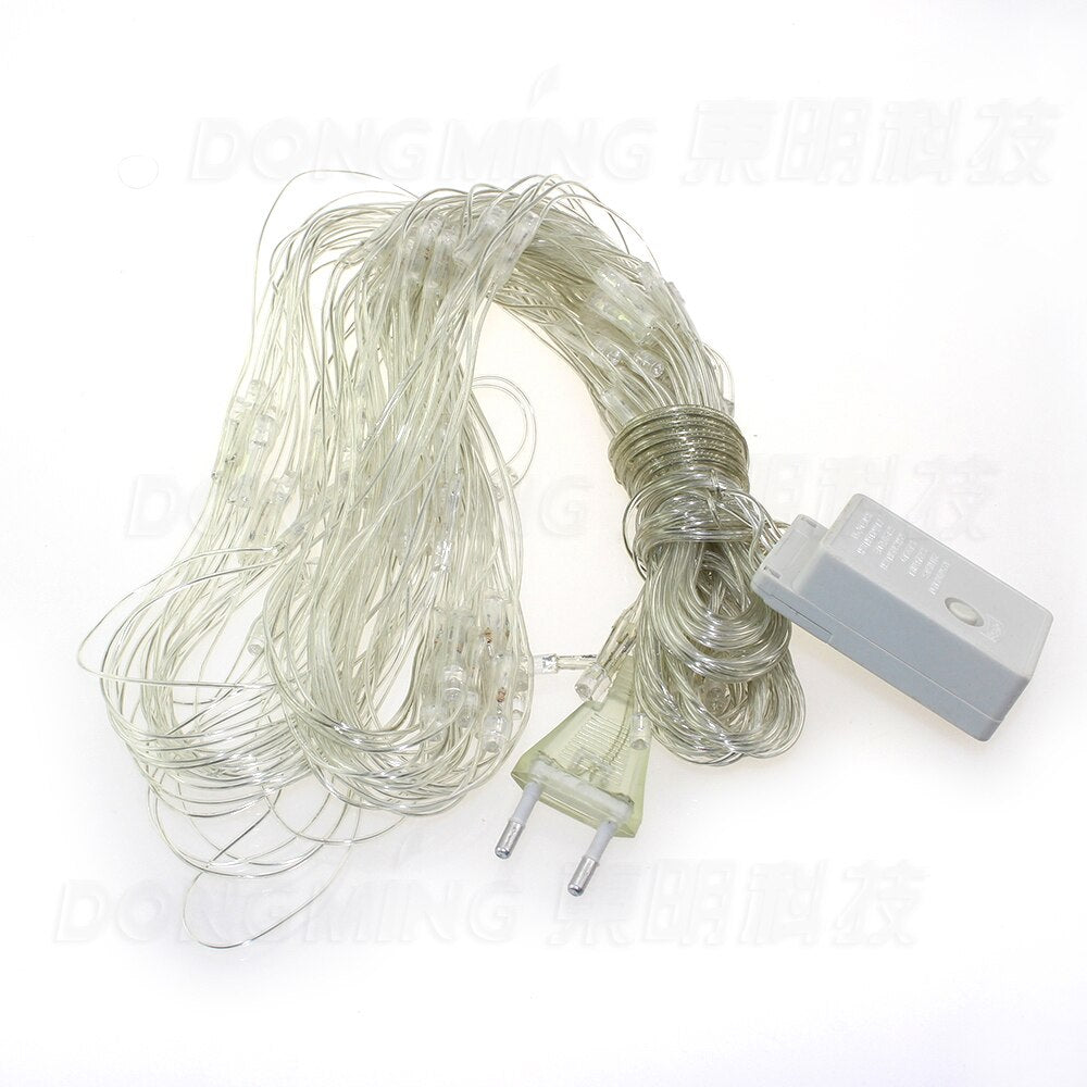 50pcs RGB Fairy romantic Led Net Light 200 3m x 2m 220V mesh Led String lighting new year party christmas wedding Decoration