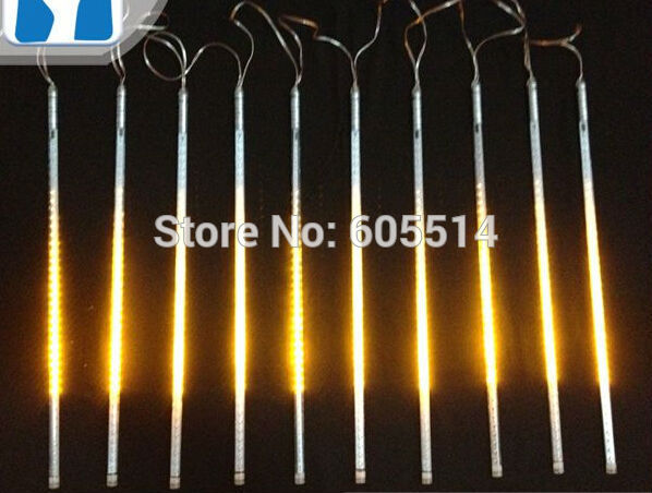 [Seven neon]Free shipping yllow AC110-220V 3meters 10pcs/set 20W 50cm long 60leds/pcs 3528led smd led meteor tube light