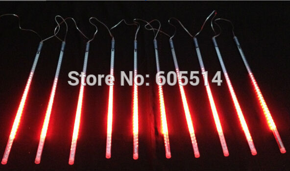 [Seven neon]Free shipping red AC110-220V 3meters 10pcs/set 20W 80cm long 78leds/pcs 3528led smd led meteor tube light