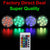 100Pcs *  Waterproof RGB multicolor changing LED lamp with remote, wireless submersible LED lights for wedding party decoration