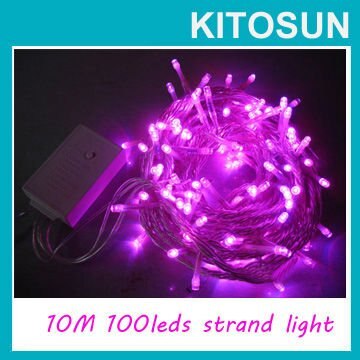 Sale 10M 100 LED String Lights  LED Christmas Light 220/110V 8displays Party Decor Light