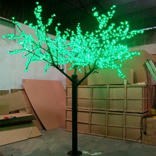 FREE SHIP Christmas Holiday wedding LED Cherry Blossom Tree Light 960pcs LED Bulbs 2m Height 110/220VAC Rainproof