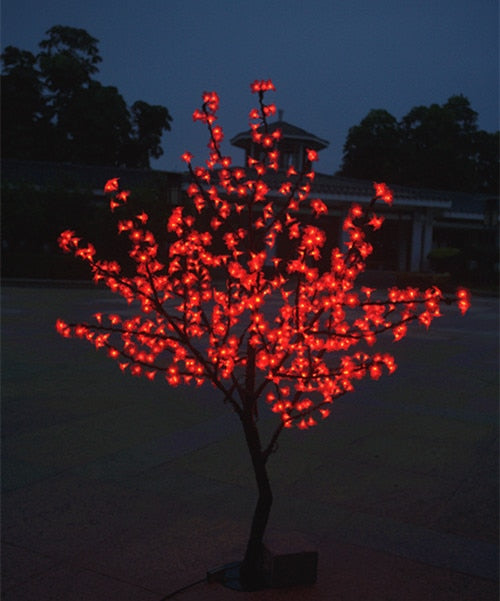 Free ship 6ft 1.8 Meter height 864 Pcs LEDs  Cherry Blossom Tree  Wedding Home Garden Holiday Christmas Light waterproof